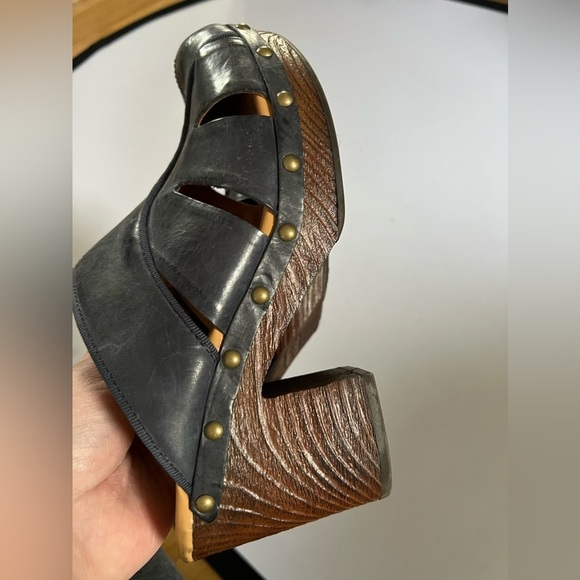 Kork-Ease Women's Korks Neneh in Blue Sandals/Heels - Picture 4 of 7